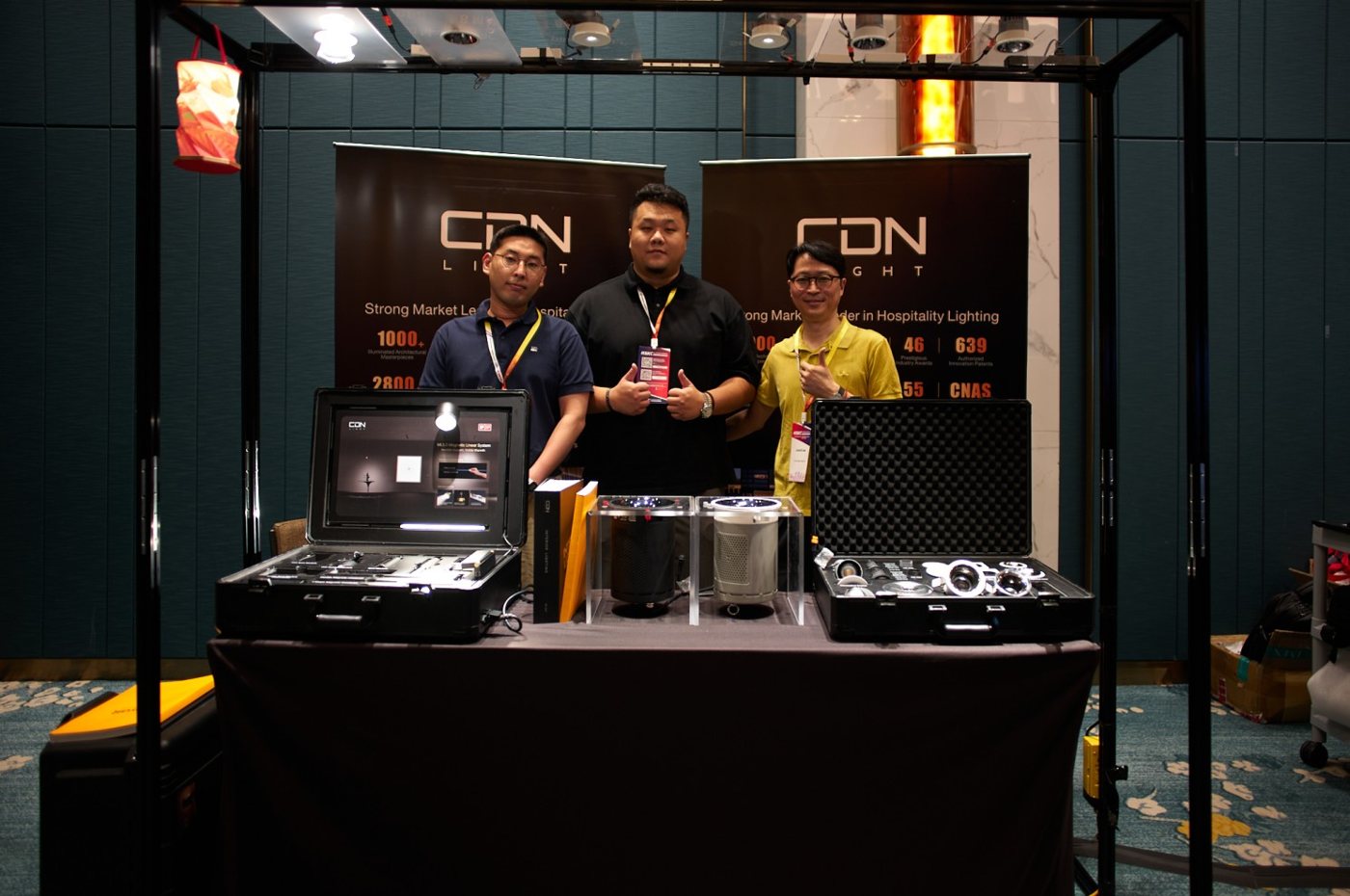 CDN Lighting product display at HSKC2026 Seoul